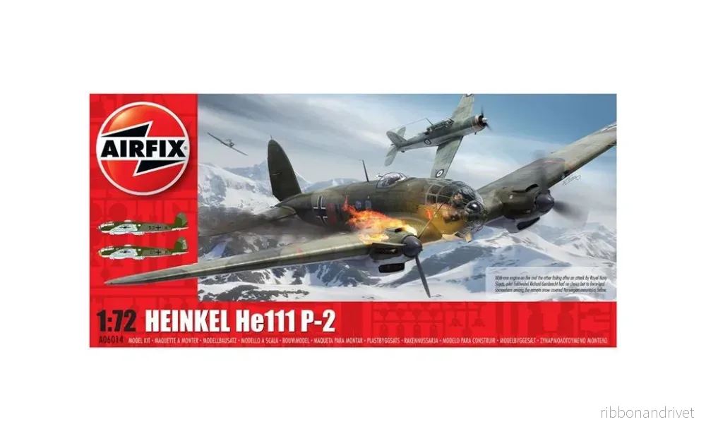 Airfix Heinkel HE111P-2 Modellkit Airfix Heinkel HE111P-2 Modellkit