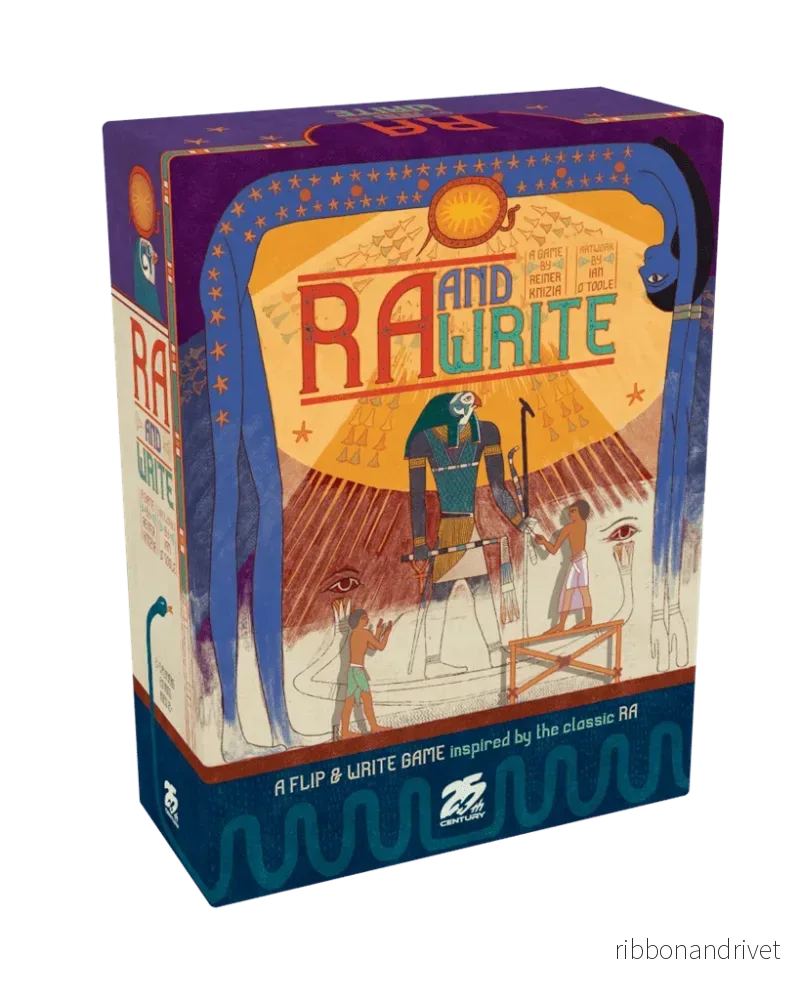RA & Write – innovativt flip-and-write-spel från Reiner Knizia med temat för 25th Century Games utgåva RA & Write – innovativt flip-and-write-spel från Reiner Knizia med temat för 25th Century Games utgåva