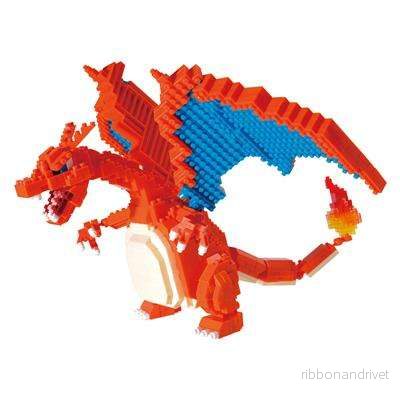Nanoblock Pokemon - Charizard Deluxe Advanced Series - Bild 2