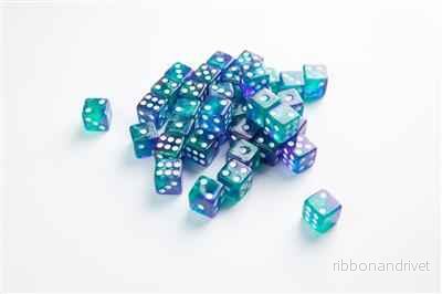 Gamegenic - Galaxy Series - Neptune - D6 Tärningsset 12 mm (36 st) - Bild 2