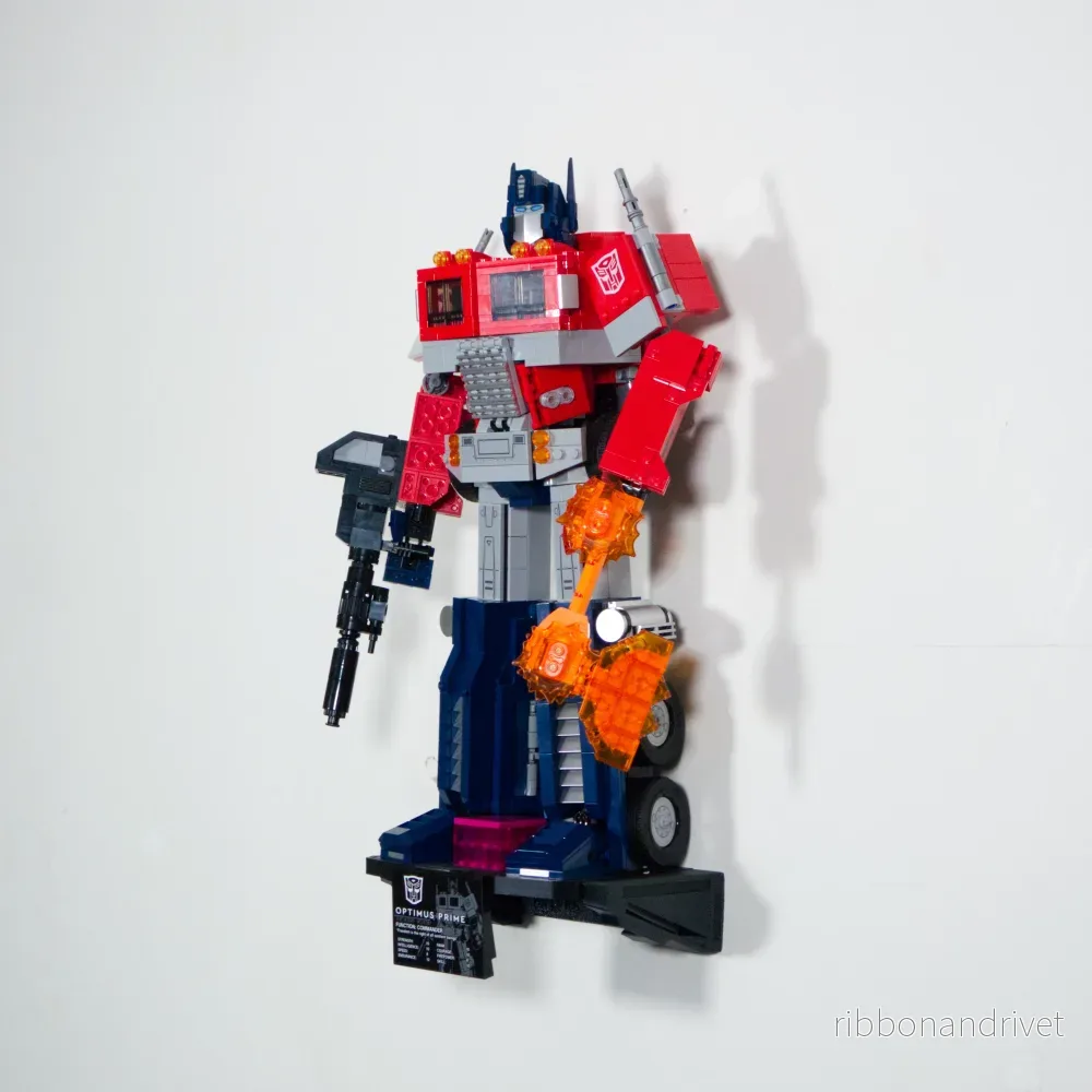 2-i-1 väggfäste för LEGO Icons Optimus Prime 10302 - Bild 2