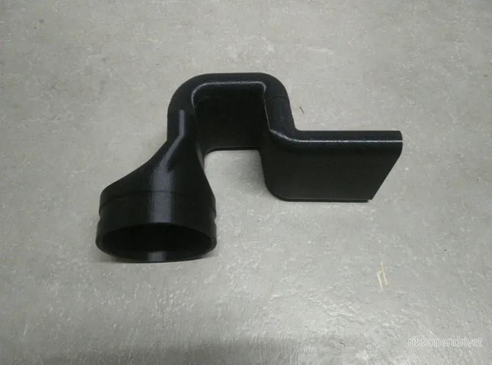 125mm avgasrör för lutande fönster - Bild 2