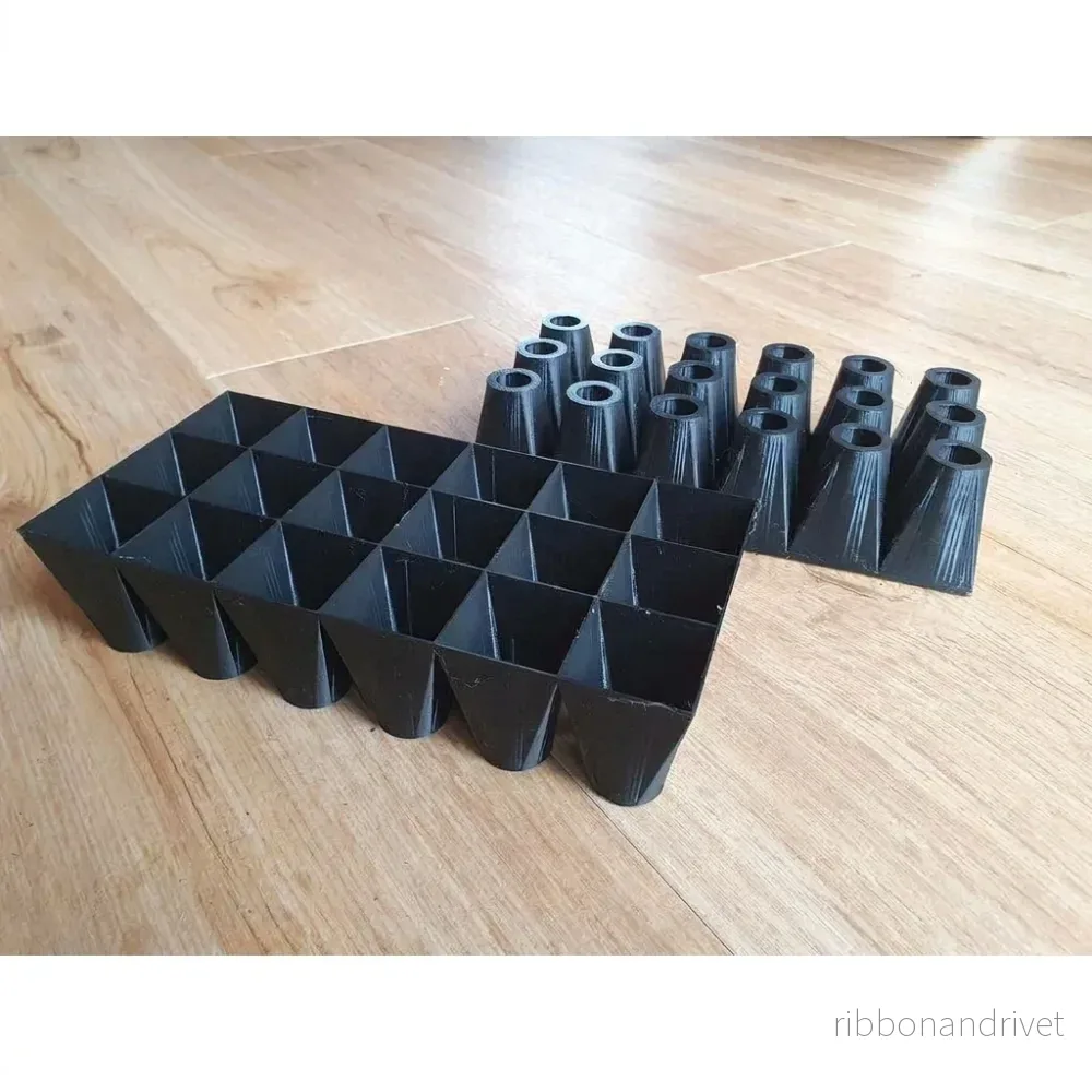 Stapelbar förspiringsbricka med 18 fack - Bild 3