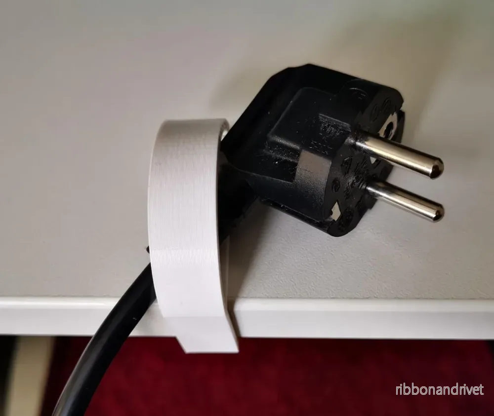 25 mm kabelklämma för skrivbord – Organisera dina kablar
