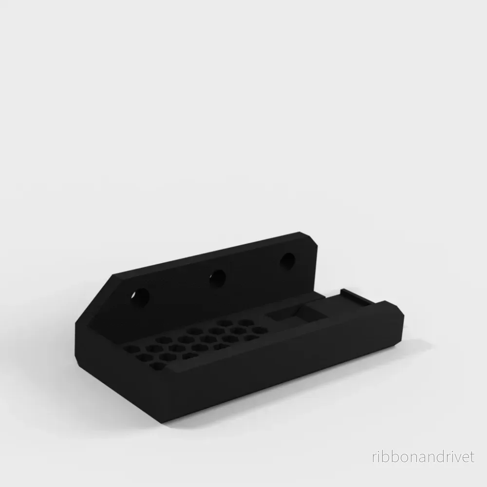 Platsbesparande väggfäste för CalDigit TS4 dockningsstation - Bild 3