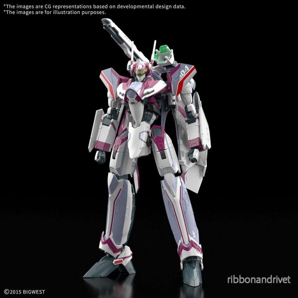 HG 1/100 VF-31C Siegfried (Mirage Farina Jenius användning) modellkit HG 1/100 VF-31C Siegfried (Mirage Farina Jenius användning) modellkit