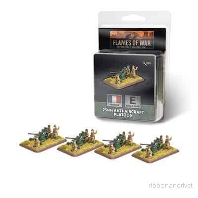 Flames of War - 25mm Luftvärnspluton (4 kanoner) - Bild 2