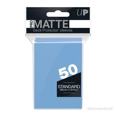 UP - Standard Sleeves - Pro-Matte - Non Glare - Light Blue (50 Sleeves) - Bild 2