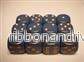 Chessex Opaque 16mm d6 Dice Blocks (12 Dice) – Dusty Blue w/Gold Chessex Opaque 16mm d6 Dice Blocks (12 Dice) – Dusty Blue w/Gold