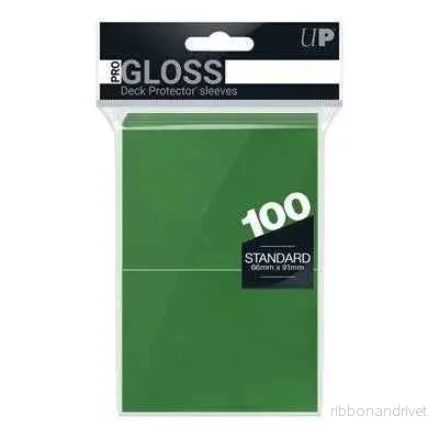 UP - Standard Sleeves - Grön (100 Sleeves) - Bild 2