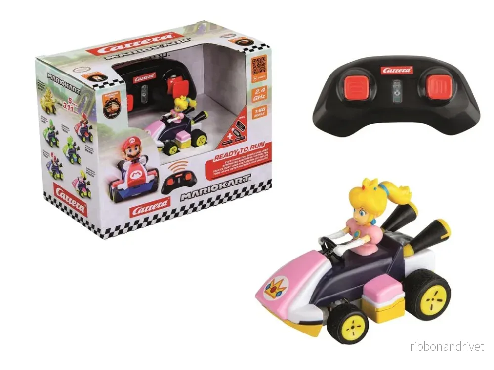 Carrera – 2,4GHz Mario Kart(TM) Mini RC, Peach Carrera – 2,4GHz Mario Kart(TM) Mini RC, Peach