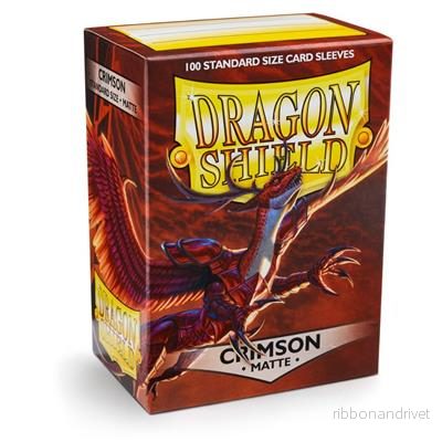 Dragon Shield Standard Sleeves - Matte Crimson (100 Sleeves) - Bild 2
