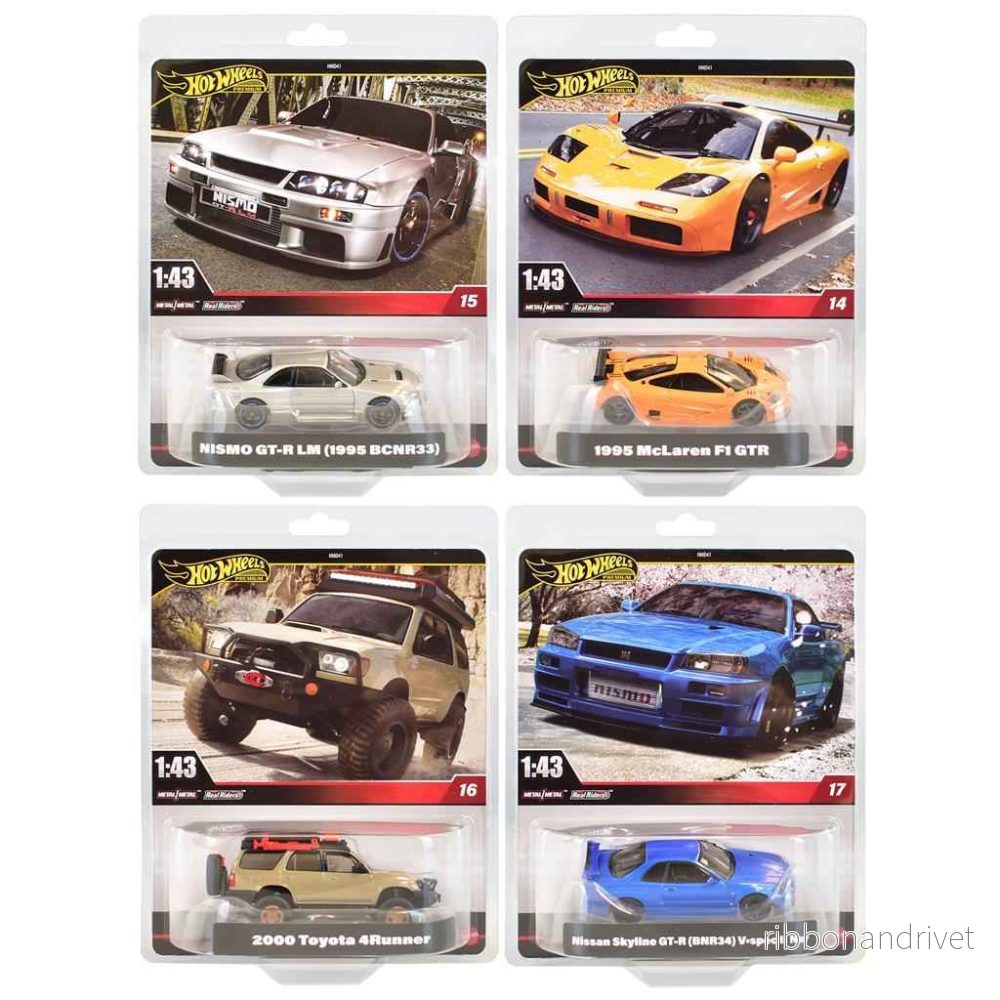 Hot Wheels Premium 1:43 [Importerad etikett på produkten]