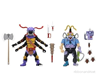Teenage Mutant Ninja Turtles – 7″ Actionfigurer Antrax & Scumbug 2-pack Teenage Mutant Ninja Turtles – 7″ Actionfigurer Antrax & Scumbug 2-pack