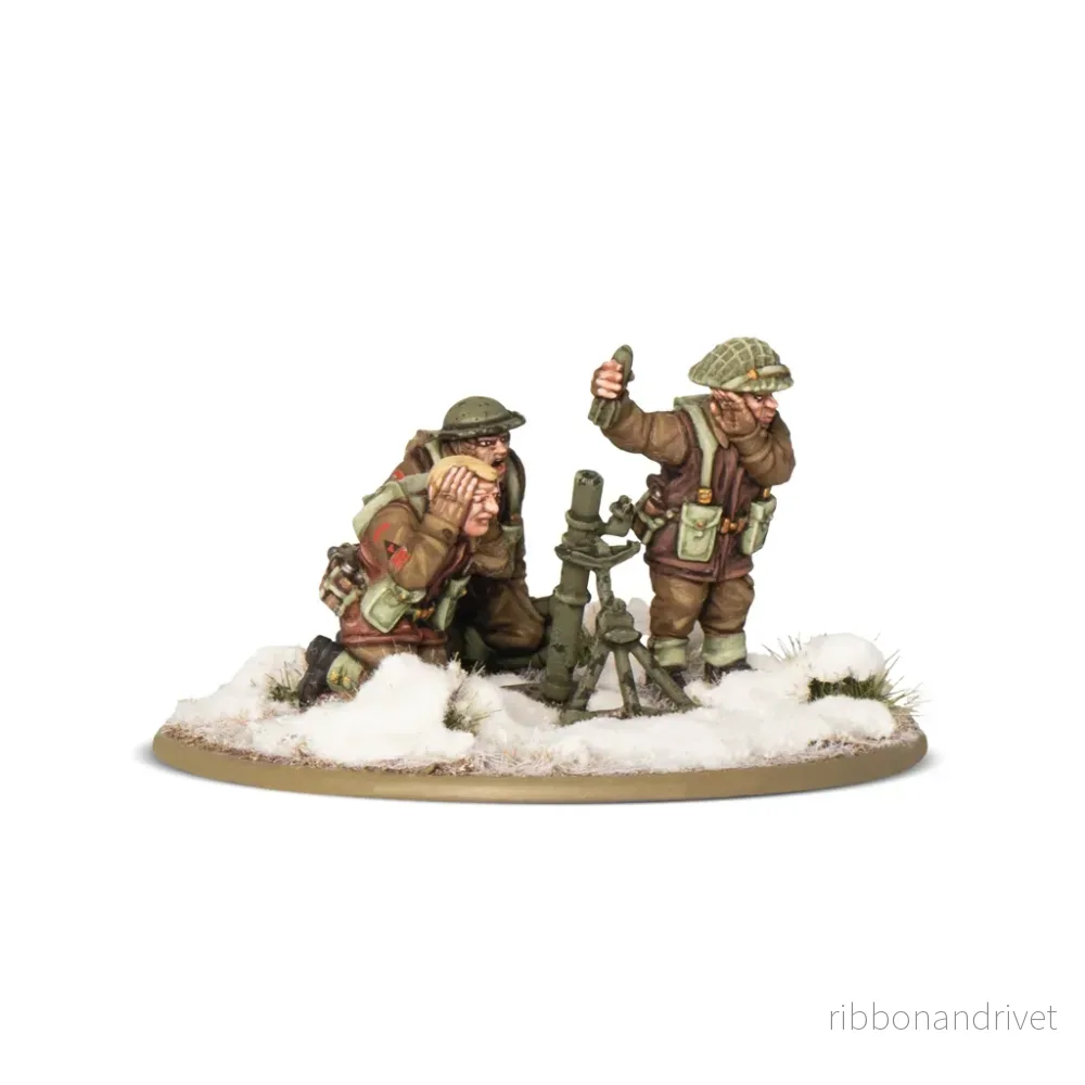 Bolt Action – Brittiska och kanadensiska infanteri (vinter) medeltung mortelteam
