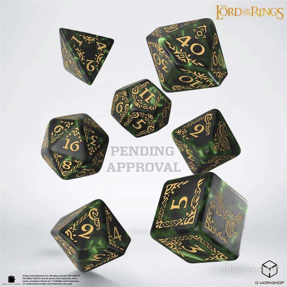 The Lord of the Rings: Rohan Dice Set The Lord of the Rings: Rohan Dice Set
