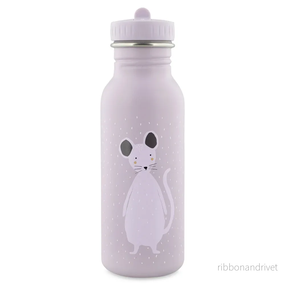 Vattenflaska i rostfritt stål 500 ml – Mrs Mouse Vattenflaska i rostfritt stål 500 ml – Mrs Mouse