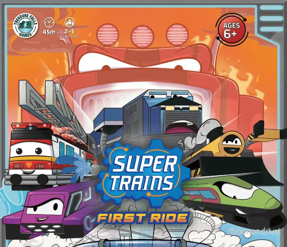 Super Trains: First Ride – brädspel på engelska Super Trains: First Ride – brädspel på engelska