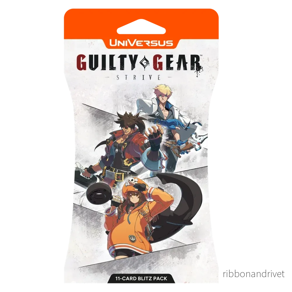 UniVersus CCG: Guilty Gear – Strive – Hängande Booster Display (48 paket) UniVersus CCG: Guilty Gear – Strive – Hängande Booster Display (48 paket)