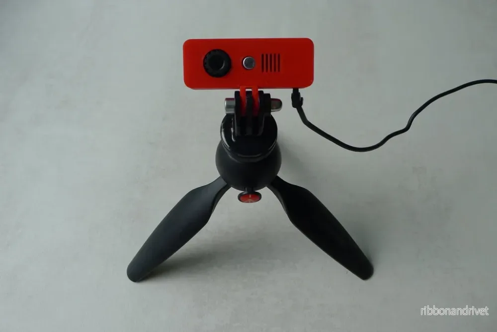 Logitech C270 Webcam-skydd med GoPro-fäste – Lätt och funktionellt ersättningsskydd