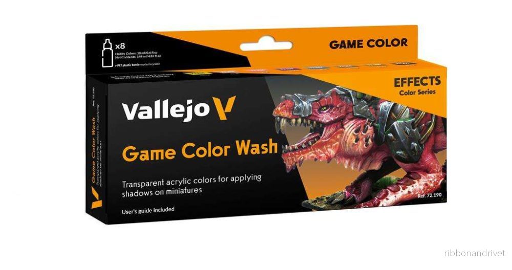 Vallejo – Game Color Wash 8 färger set 18 ml