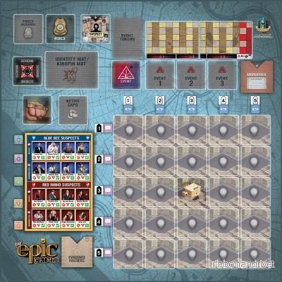 Tiny Epic Crimes Spelmatta – Förpackad för Detaljhandel Tiny Epic Crimes Spelmatta – Förpackad för Detaljhandel