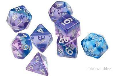 Sirius Dice - Tärningsset - Violet Betta