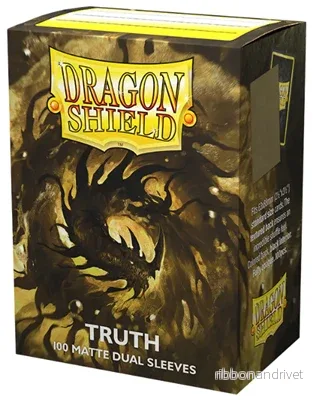 Dragon Shield Sleeves – Standard Size – Matte Dual – Truth (100 Sleeves) Dragon Shield Sleeves – Standard Size – Matte Dual – Truth (100 Sleeves)