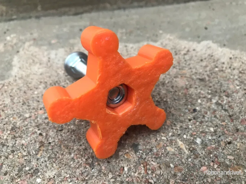 Spännknapp 5/16 tum till gräsklipparhandtag - Bild 3