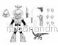 Usagi Yojimbo – 7” Action Figur – Space Usagi Yojimbo - Bild 3