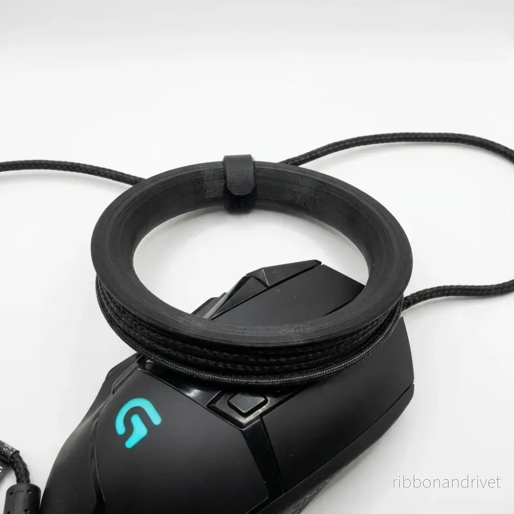 Muskabelvinda – För Logitech G502 och universell användning