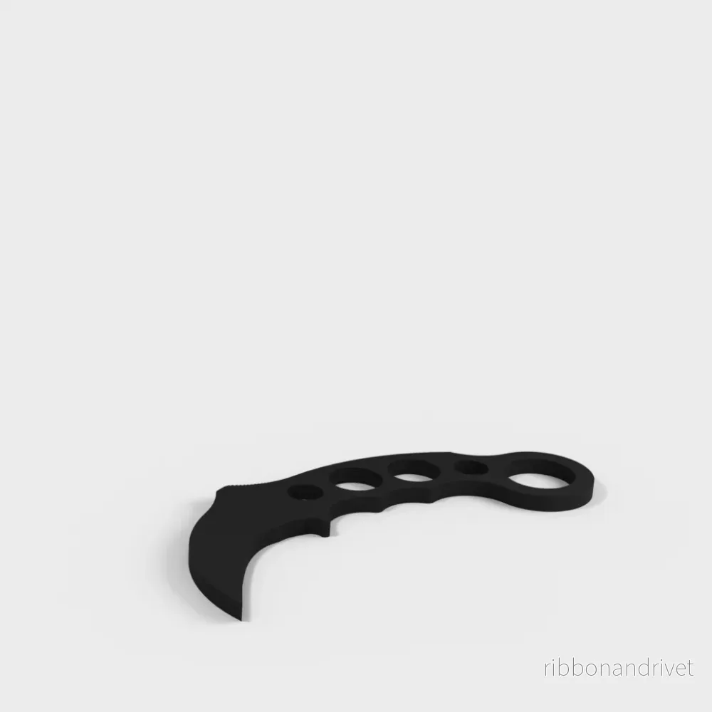 Karambit träningskniv för självförsvar och kampsport