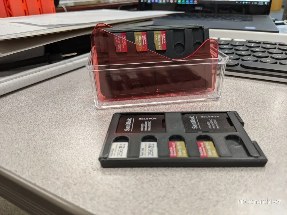 SD/MicroSD-kortfodral i kreditkortsstorlek - Bild 3