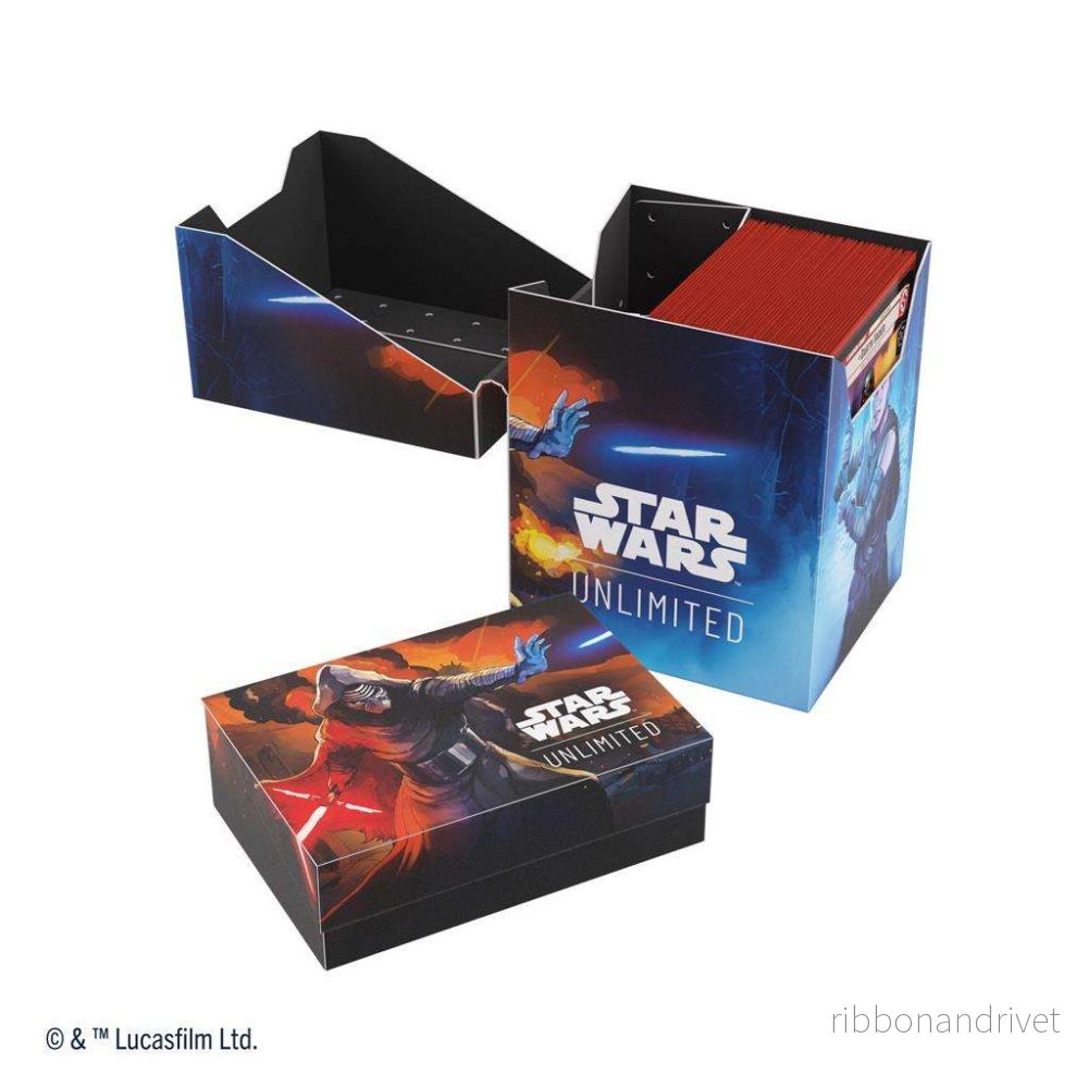 Gamegenic - Star Wars: Unlimited Soft Crate - Rey/Kylo Ren