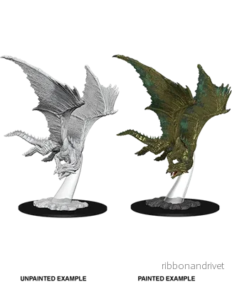 D&D Nolzur’s Marvelous Miniatures: Young Bronze Dragon