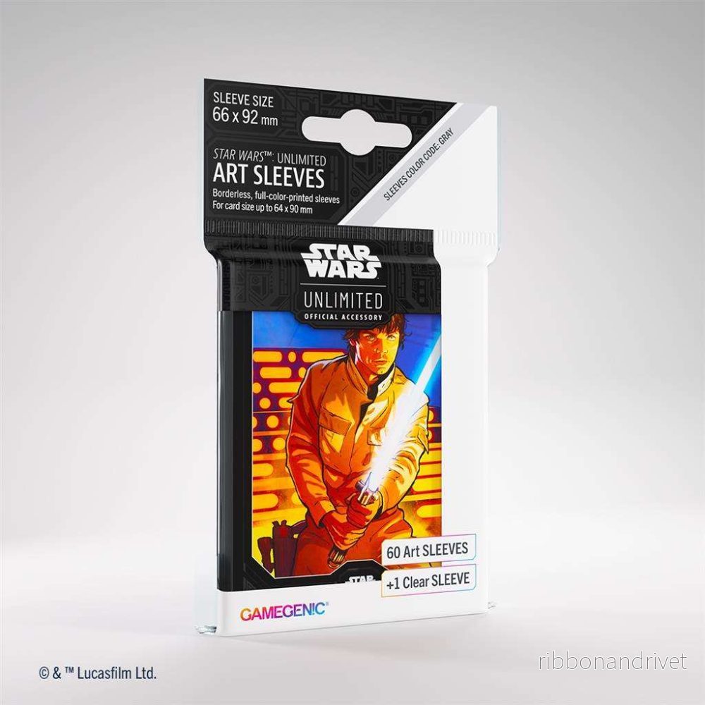 Gamegenic – Star Wars: Unlimited Art Sleeves – Luke Skywalker
