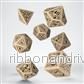 Steampunk Beige & Black Dice Set (7) - Bild 2
