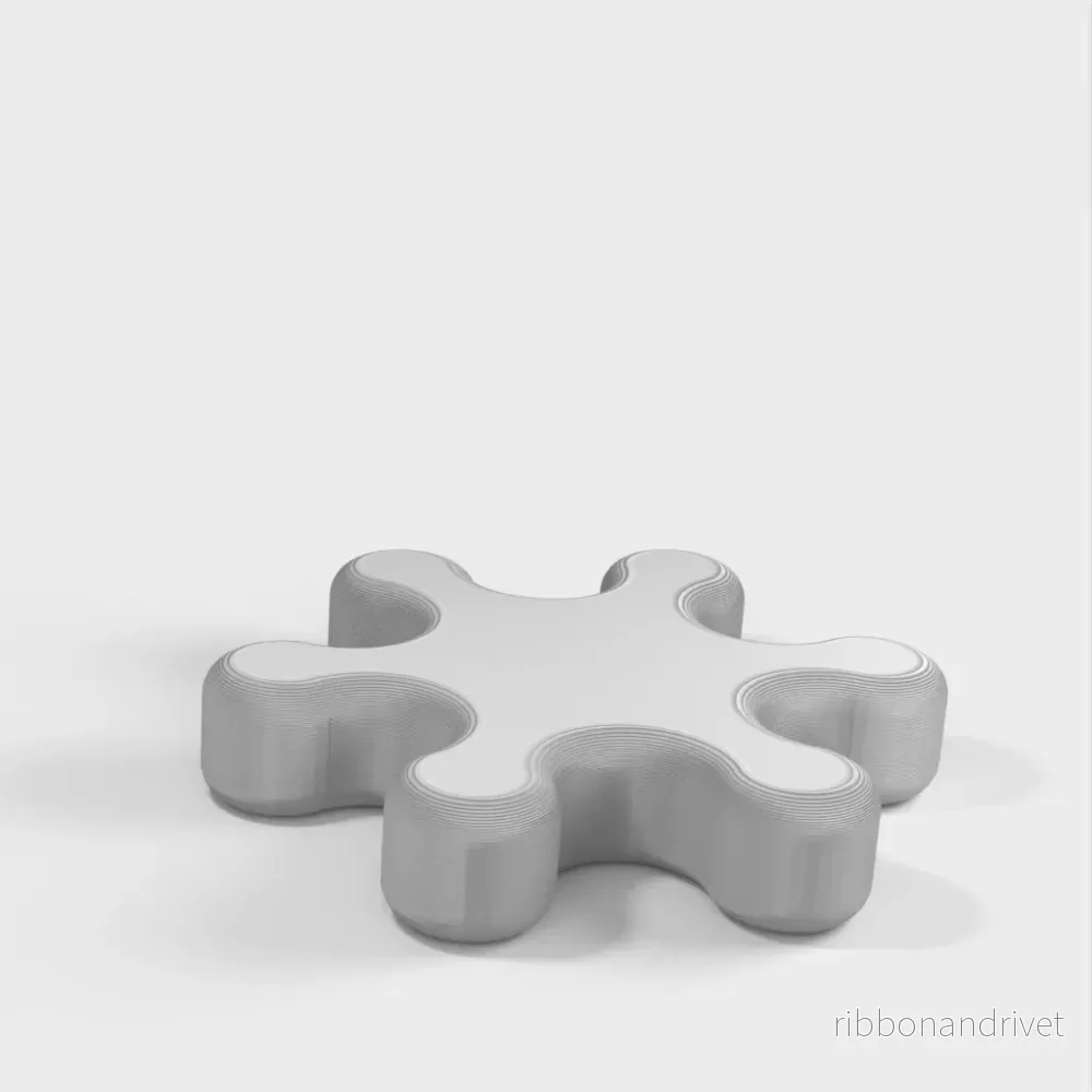 Lätt att använda Blommor Rotary Knob v1.1 med rundade kanter