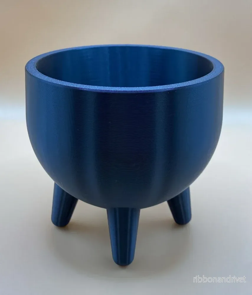 Retro Mid-Century Plantkrygga med ben