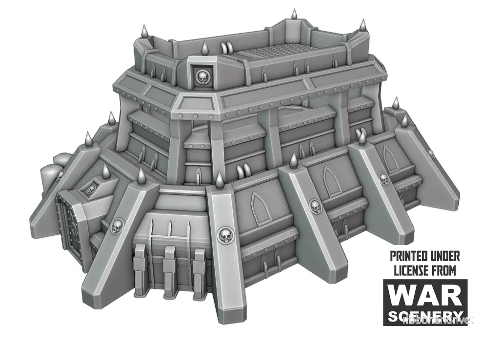 Fästningen av Qualen – Grimdark Wargaming Terräng - Bild 3