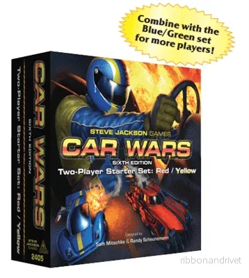 Car Wars 6th Edition Tvåspelars Starter Set Röd/Gul – EN Car Wars 6th Edition Tvåspelars Starter Set Röd/Gul – EN