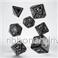 Runic Black & White Dice Set (7) - Bild 2