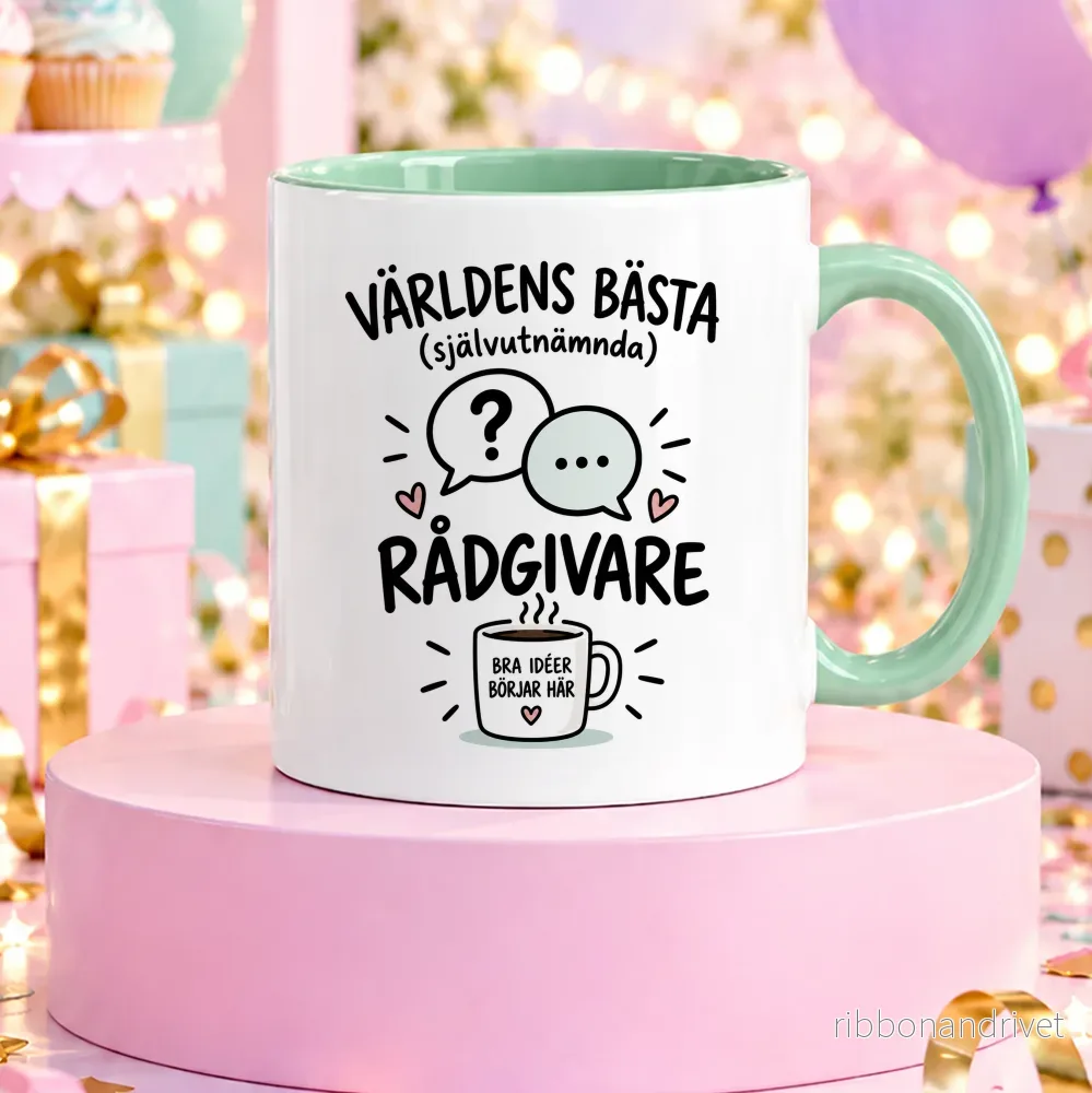 Självutnämnd Rådgivare | Rolig mugg - Bild 3
