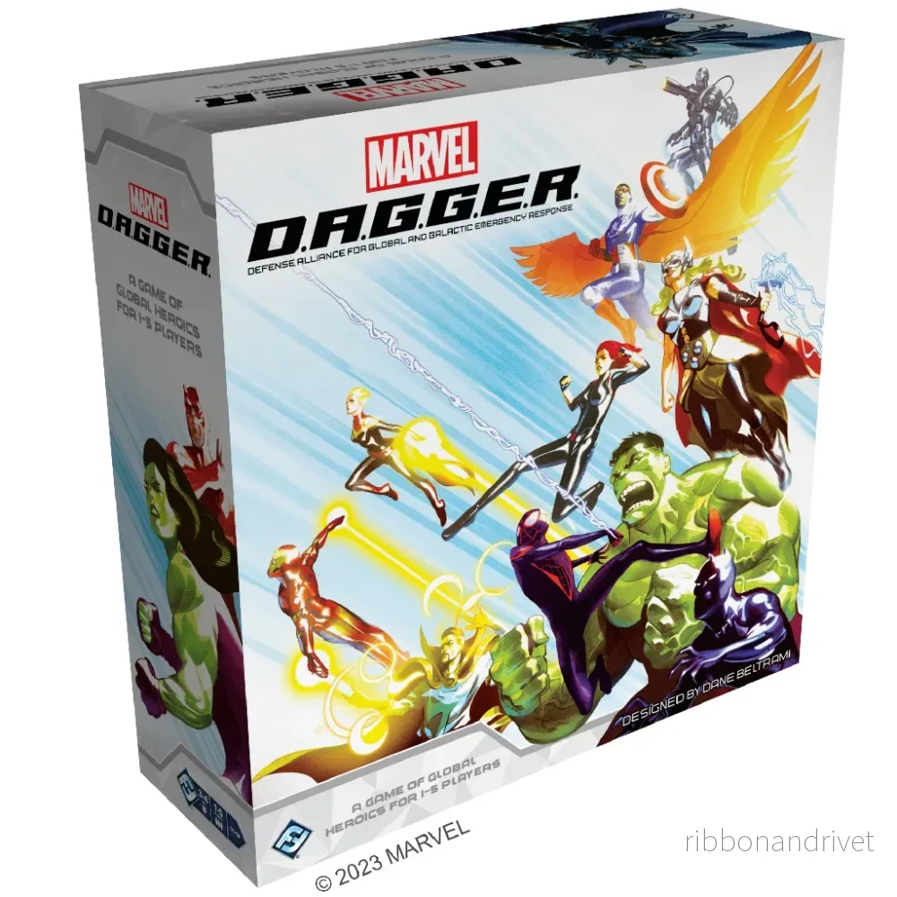 Marvel D.A.G.G.E.R. – Samarbetskortspel för 1-5 spelare Marvel D.A.G.G.E.R. – Samarbetskortspel för 1-5 spelare