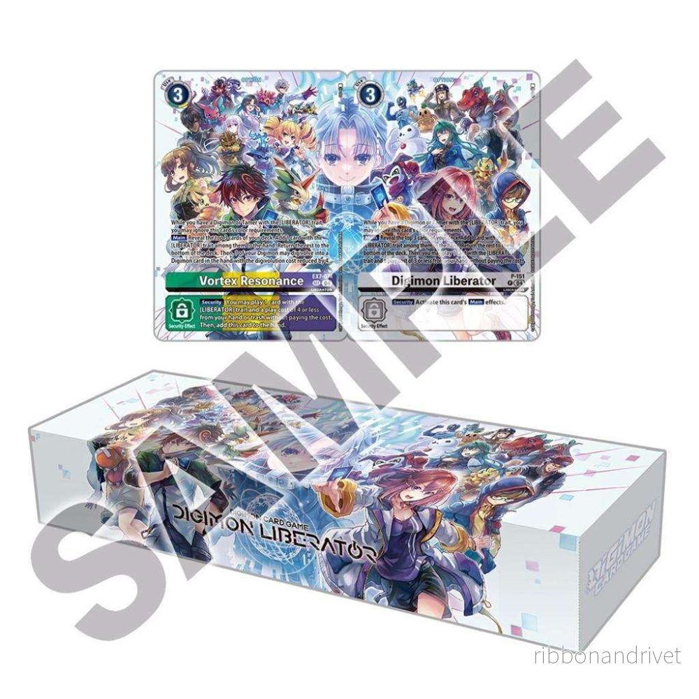 Digimon Card Game – Digimon Liberator Debuggers Set PB-22 – Samlarset med Spelkort och Förvaringslåda Digimon Card Game – Digimon Liberator Debuggers Set PB-22 – Samlarset med Spelkort och Förvaringslåda