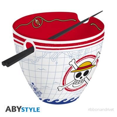 ONE PIECE – Ramen-skål med ätpinnar – ”Monkey D. Luffy” ONE PIECE – Ramen-skål med ätpinnar – ”Monkey D. Luffy”