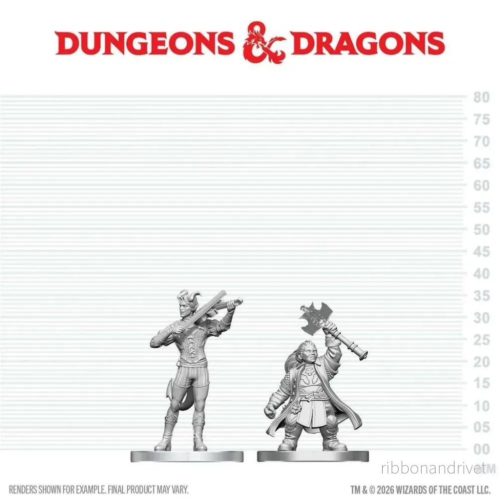 D&D Nolzur’s Marvelous Miniatures: Tiefling Bard & Dwarf Cleric – EN D&D Nolzur’s Marvelous Miniatures: Tiefling Bard & Dwarf Cleric – EN