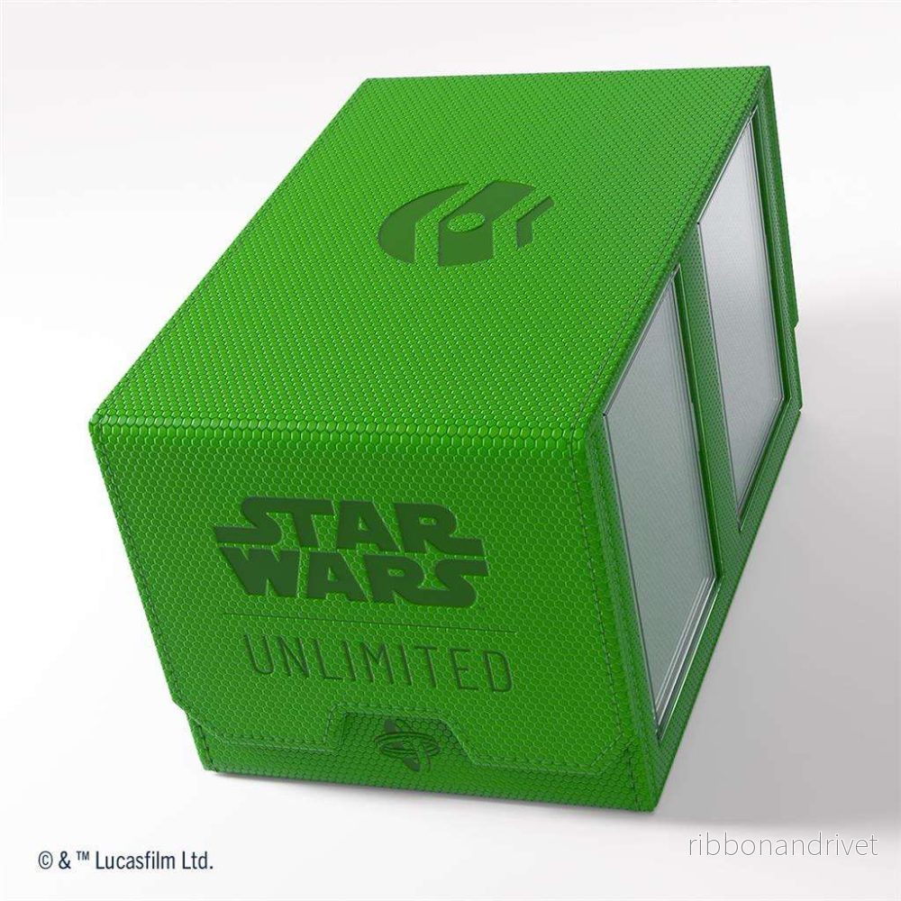 Gamegenic – Star Wars: Unlimited Double Deck Pod – Green Gamegenic – Star Wars: Unlimited Double Deck Pod – Green