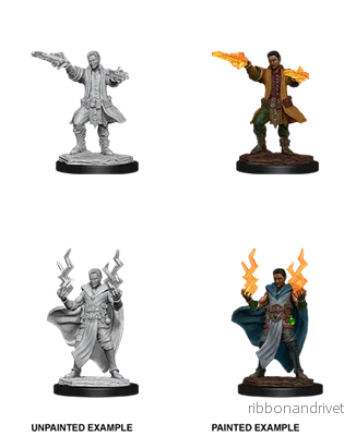 D&D Nolzur’s Marvelous Miniatures: Manlig Människa Trollkarl D&D Nolzur’s Marvelous Miniatures: Manlig Människa Trollkarl