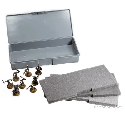 Chessex Figurväska med 3 Oskurna Skumlager Chessex Figurväska med 3 Oskurna Skumlager